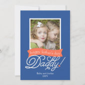 Lief papa foto Happy Vaderdag Kaart (Voorkant)