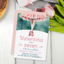 Lief Pastel Tutu Ballerina Dans Meisje Verjaardag