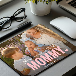 Lief Persoonlijk Foto Cadeau MOMMY Geschenk Muismat