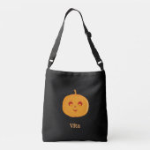 Lief pompoengezicht crossbody tas (Achterkant)