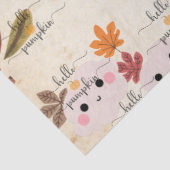 Lief pompoentje tissuepapier (Detail)