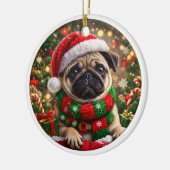 Lief Pugsley Kerst Ornament (Links)