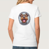 Lief puppy grafisch voor casual dagelijks dragen t-shirt (Achterkant)