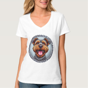 Lief puppy grafisch voor casual dagelijks dragen t-shirt