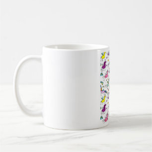lief regenboog eenhoorn patroon koffiemok