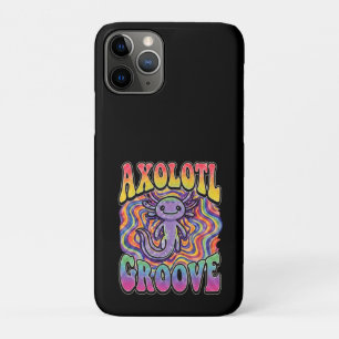 Lief Retro Axolotl Groove trippy 70 hippie regenbo Case-Mate iPhone Case