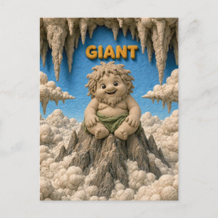 Lief reusachtig monster, Mythisch Briefkaart