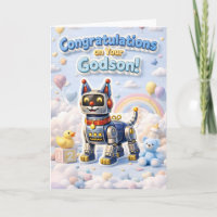 Lief robot hondje gefeliciteerd met je godso