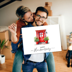 Lief rood huis jubileum huisjubileum verwijzing kaart