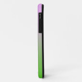 Lief Roze Groen Harten Modern Abstract Fractal Case-Mate iPhone Case (Achterkant/links)
