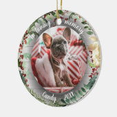 Lief Rustiek Hondenhuisdierherdenking Aangepaste F Keramisch Ornament (Links)