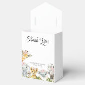 Lief Safari Meisje Baby shower Favor Box Bedankdoosjes (Geopend)