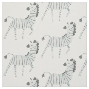 Lief safaripatroon zebra dieren in het wild wit gr stof