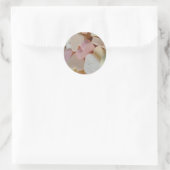 Lief schatje ronde sticker (Tas)
