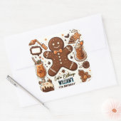 lief schattig eten Kinder Cookie Exchange 7th Verj Vierkante Sticker (Envelop)