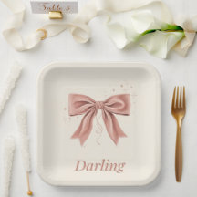 Lief schattig roze strik Coquette esthetisch papie