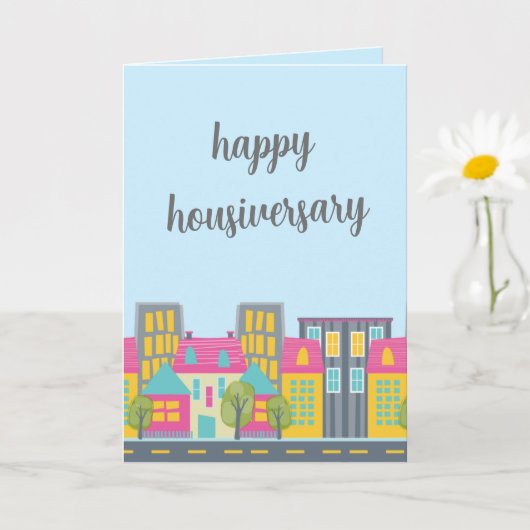 Lief script Happy Housiversary makelaar kaart (Kleine Plant)