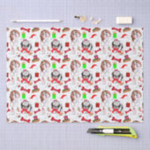 Lief Shih Tzu Kerst Naadloos Patroon   Tissuepapier (Craft)