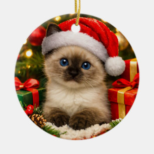 Lief Siamese Kittens Kerst Ornament