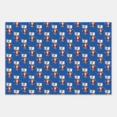 Lief Sinterklaas Bezoeken Illinois Inpakpapier Vel (Voorkant 3)