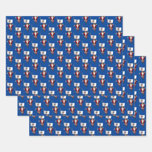 Lief Sinterklaas Bezoeken Illinois Inpakpapier Vel (Set)
