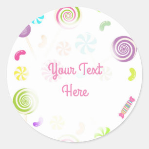 Lief Snoep Lollipop Favor Stickers