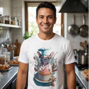 Lief snoepbakkerij honden pastry chef heren grafis t-shirt