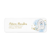 Lief spook Halloween baby shower label (Voorkant)