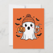 Lief spook Halloween Feestdagenkaart (Voorkant)
