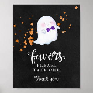 Lief spook Halloween meisje baby shower cadeautjes Poster