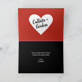 Lief spookachtig hart Valentijnsdag Feestdagen Kaart (Binnen)