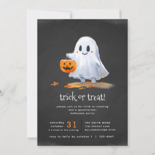 Lief spookachtig spektaculair trick-or-treat feest feestdagenkaart