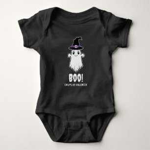 Lief spookje met heksenhoed mijn eerste Halloween Romper