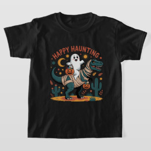 Lief spookje op mummie dinosaurus – Grappig Hallow T-shirt