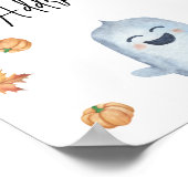 Lief spookje - toekomstige moeder geadresseerde poster (Hoek)