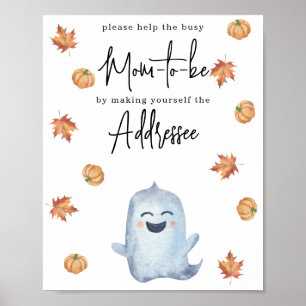 Lief spookje - toekomstige moeder geadresseerde poster