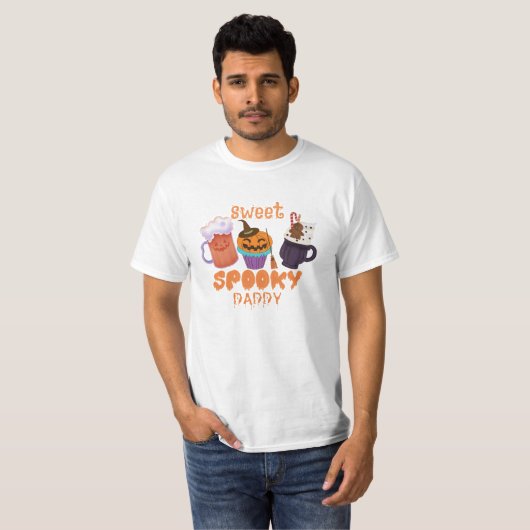 Lief Spooky Daddy Grappig Halloween T-shirt (Voorkant volledig)