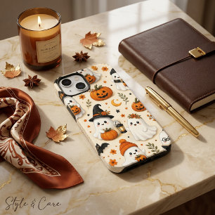 Lief spooky & pompoen Halloween-patroon iPhone 13 Hoesje