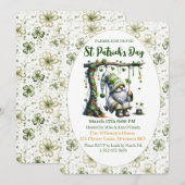 Lief St. Patrick's Day Kabouter en Klavers Kaart (Voorkant / Achterkant)