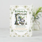 Lief St. Patrick's Day Kabouter en Klavers Kaart (Staand voorkant)