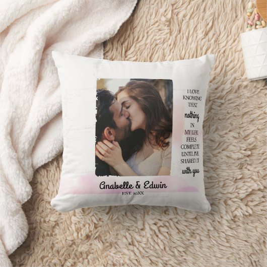 Lief Stel Aangepaste Foto  Kussen (Deken)