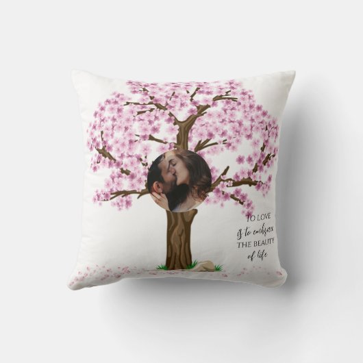 Lief Stel Aangepaste Foto  Kussen (Achterkant)