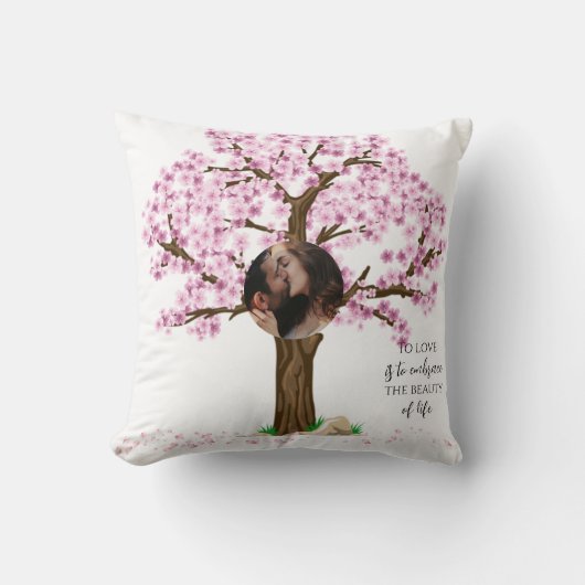 Lief Stel Aangepaste Foto  Kussen (Voorkant)