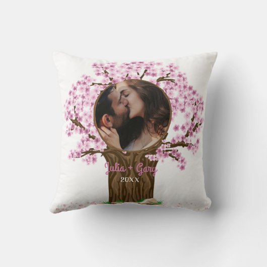 Lief Stel Aangepaste Foto  Kussen (Achterkant)