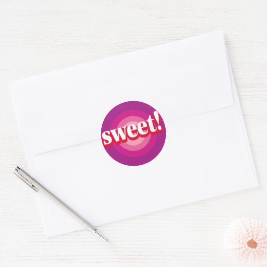 Lief! -Sticker Ronde Sticker (Envelop)