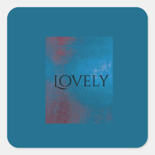 Lief Sticker Turquoise Watercolor Aesthetic Stic