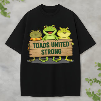 Lief Team Kikkers met Houten Bord T-shirt