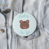 Lief Teddy Baby shower Zuster om Button te zijn (In situ)