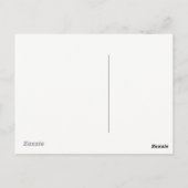 Lief "Thinking Of You" Tuxedo kitten groet Briefkaart (Achterkant)