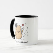 Lief Toast Afstudeer Felicitaties Grappige Opmerki Mok (Voorkant links)